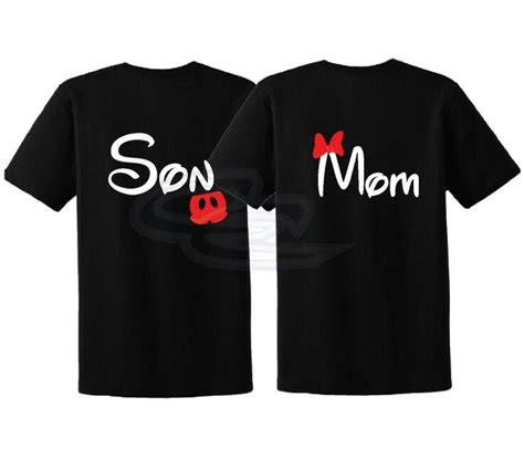 mom and son disney shirts|mom and son shirts.